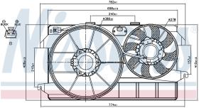 Nissens 85264 - VENTILADOR FORD TRANSIT CONNECT(TC7