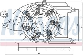  85273 - VENTILADOR KIA RIO I(DC)(00-)1.5 I