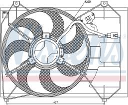  85346 - VENTILADOR KIA RIO II(JB)(05-)1.5 C