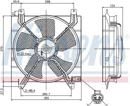 Nissens 85353 - VENTILADOR DAEWOO TACUMA(00-)2.0 I