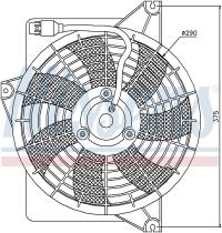 Nissens 85371 - VENTILADOR HYUNDAI MATRIX(FC)(01-)1