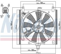  85385 - VENTILADOR SUZUKI IGNIS(FH)(00-)1.3