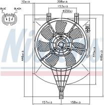  85407 - VENTILADOR VOLVO V40(VW)(95-)1.6 I