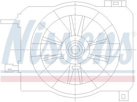 Nissens 85419 - VENTILADOR PONTIAC SUNFIRE(95-)2.4