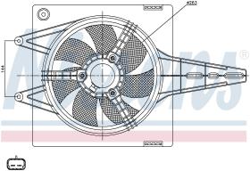  85427 - VENTILADOR FIAT MAREA(185)(96-)1.4