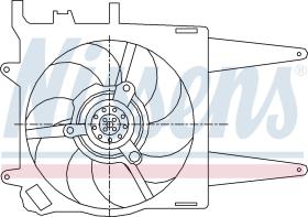 Nissens 85432 - VENTILADOR FIAT PALIO(178)(96-)1.2