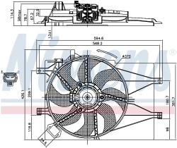  85434 - VENTILADOR FIAT PALIO(178)(96-)1.2