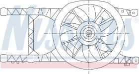 Nissens 85484 - VENTILADOR RENAULT LAGUNA I(94-)2.0