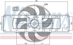  85499 - VENTILADOR RENAULT R 19(88-)1.4