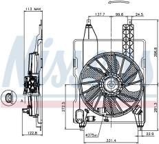 Nissens 85515 - VENTILADOR RENAULT CLIO II(01-)1.5