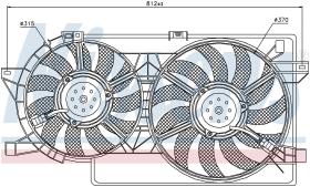 Nissens 85521 - CHRYSLER VOYAGER 2.8 D 00-