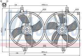  85526 - VENTILADOR NISSAN ALMERA(N16)(00-)1