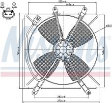 Nissens 85533 - VENTILADOR TOYOTA RAV 4 I(SXA1#)(94