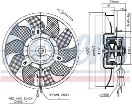 Nissens 85548 - VENTILADOR AUDI A 6/S 6(C4)(94-)2.0