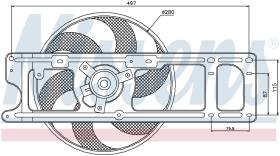  85597 - VENTILADOR RENAULT MODUS(04-)1.5 DC