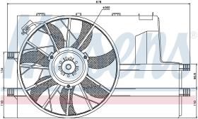 Nissens 85604 - VENTILADOR MERCEDES A-CLASS W 168(9