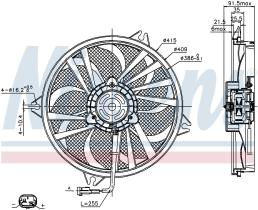 Nissens 85605 - VENTILADOR CITROEN C5(DC.DE)(00-)2.