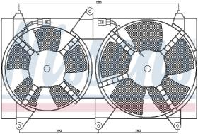 Nissens 85611 - VENTILADOR CHEVROLET EPICA(KL1)(06-