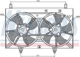 Nissens 85615 - VENTILADOR INFINITI FX 35