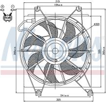  85620 - VENTILADOR HYUNDAI ACCENT (X3)(94-)