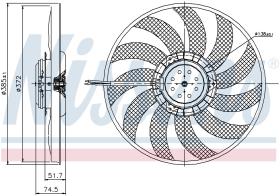  85638 - VENTILADOR SEAT EXEO(3R)(09-)1.6 FS