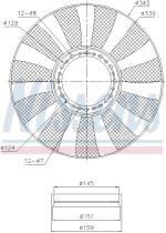 Nissens 85664 - VENTILADOR AUDI A 4/S 4(B5)(94-)1.8