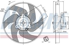  85666 - VENTILADOR CITROEN ZX(N2)(91-)2.0 I