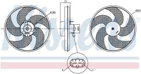  85672 - VENTILADOR PEUGEOT 206(2)(98-)2.0 I