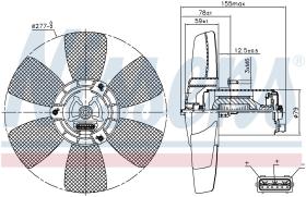 Nissens 85679 - VENTILADOR VOLKSWAGEN PASSAT B2(32B