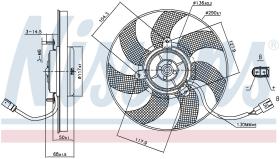 Nissens 85680 - VENTILADOR SEAT ALTEA(5P)(04-)2.0 T