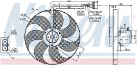 Nissens 85683 - VENTILADOR SEAT TOLEDO II(1M2)(98-)