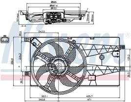 Nissens 85693 - VENTILADOR CITROEN NEMO(08-)1.3 HDI