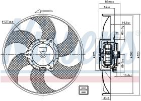  85705 - VENTILADOR CITROEN ZX(N2)(91-)1.1 I