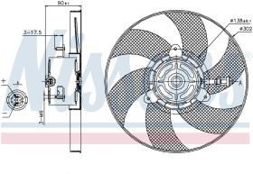  85719 - VENTILADOR VOLKSWAGEN CADDY II(9K.9