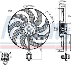 Nissens 85748 - VENTILADOR OPEL CASCADA(13-)1.4 I 1