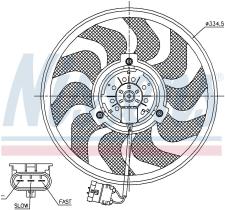 Nissens 85755 - VENTILADOR OPEL ZAFIRA B(05-)2.0 I