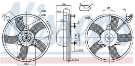 Nissens 85759 - VENTILADOR SEAT TOLEDO IV(KG3)(12-)