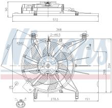 Nissens 85768 - VENTILADOR FORD FIESTA VI(CB1)(08-)