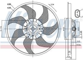 Nissens 85776 - VENTILADOR OPEL ADAM(13-)1.2 I 16V