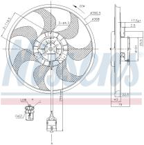 Nissens 85777 - VENTILADOR OPEL ZAFIRA B(05-)1.8 I