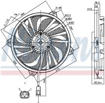  85789 - VENTILADOR CITROEN XSARA(N0.N1.N2)(