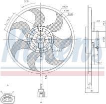 Nissens 85805 - VENTILADOR VOLKSWAGEN TRANSPORTER T