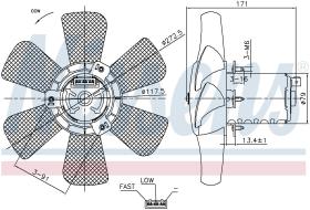  85809 - VENTILADOR AUDI 80/90(B2)(78-)1.3