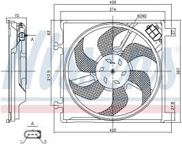 Nissens 85868 - VENTILADOR SEAT MII(KF1)(11-)1.0 I