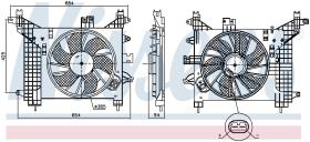 Nissens 85891 - VENTILADOR RENAULT DUSTER(10-)1.5 D