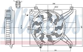 Nissens 85893 - VENTILADOR HYUNDAI I10 (PA)(08-)1.1