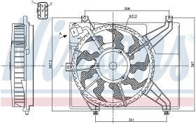 Nissens 85893 - VENTILADOR HYUNDAI I10 (PA)(08-)1.1