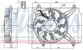 Nissens 85894 - VENTILADOR HYUNDAI I10 (PA)(08-)1.1