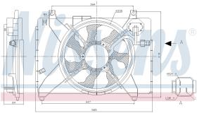 Nissens 85895 - VENTILADOR HYUNDAI ACCENT(MC)(05-)1