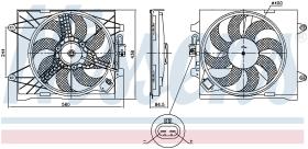 Nissens 85922 - VENTILADOR FIAT PANDA(312.319.519)(